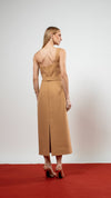 Vestido Midi Maya Latte