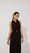 Vestido gola Mavie