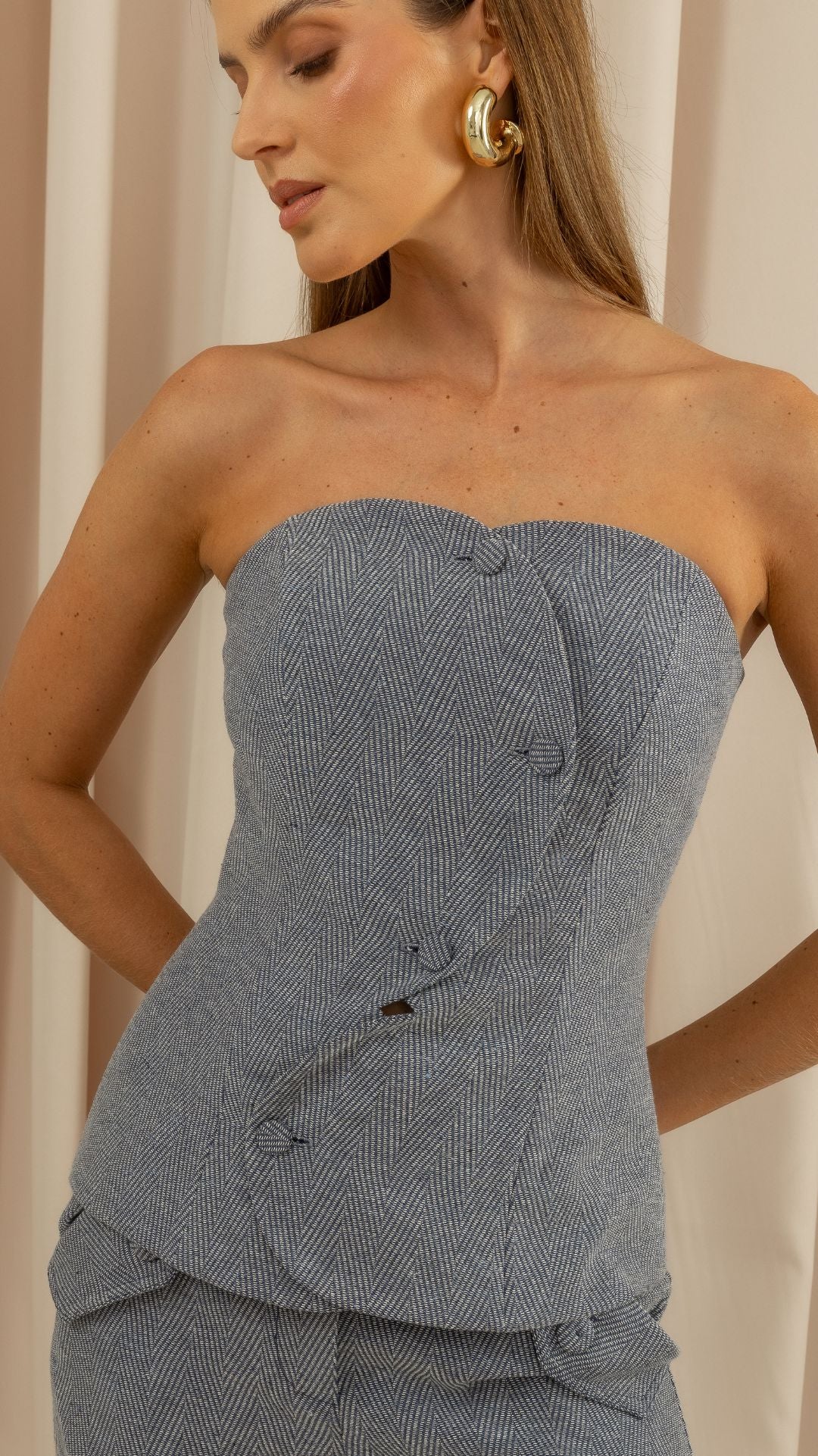 Corset Elise Indigo