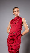 Vestido Midi Beca Red