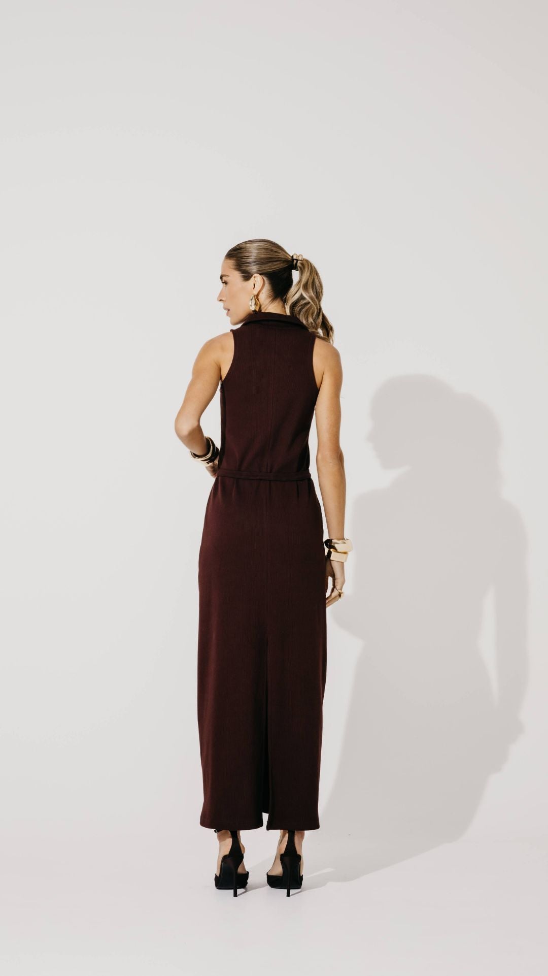 Vestido gola Mavie
