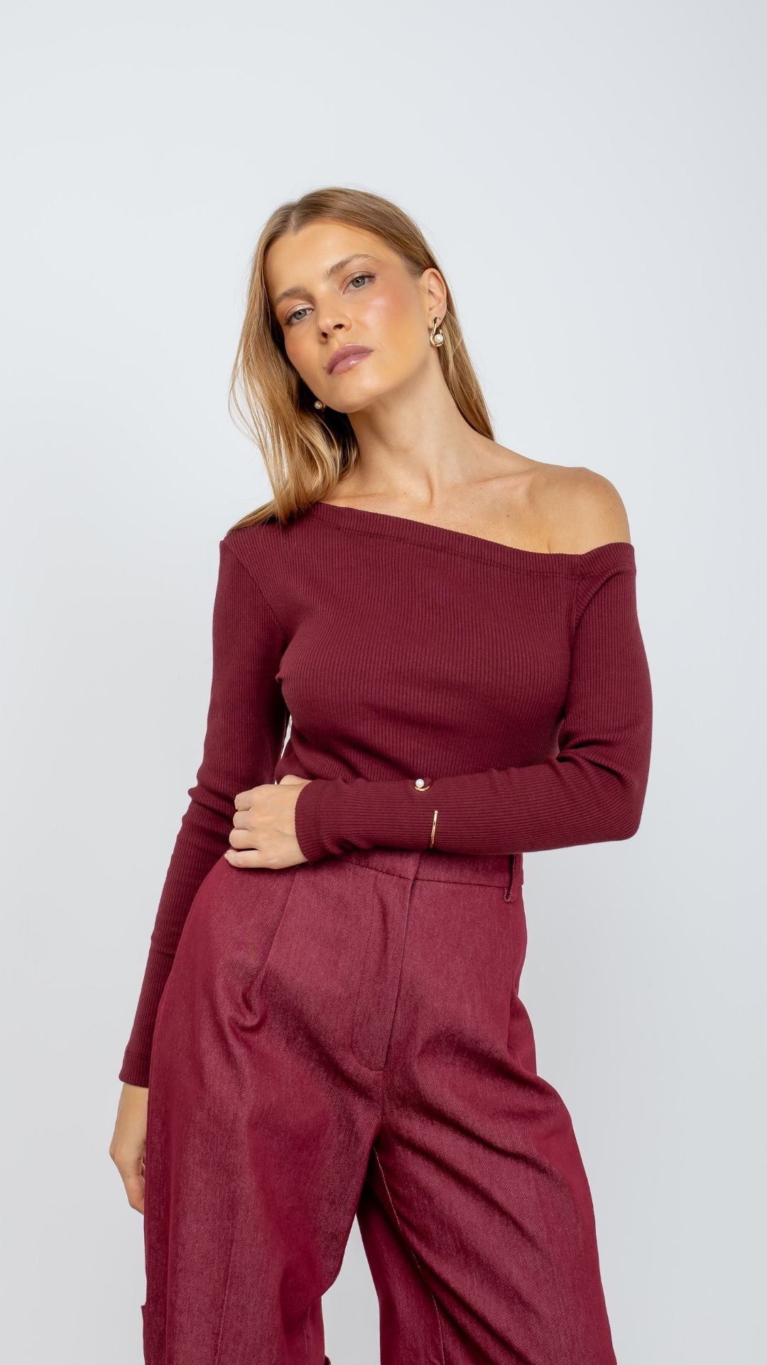 Blusa manga longa Loren