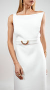 Vestido Midi Maya Off White