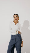 Blusa Mavie Manga Longa