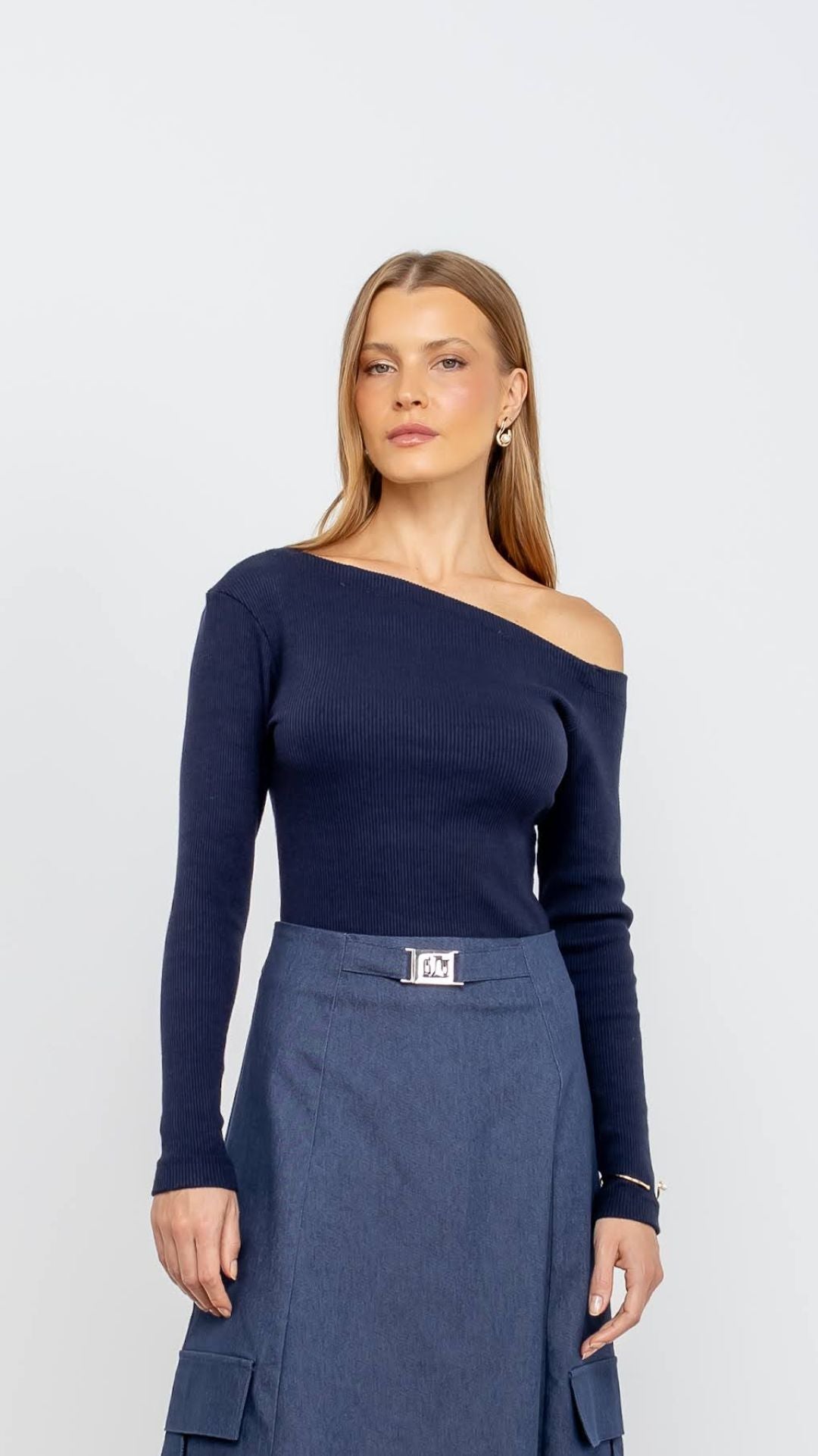 Blusa manga longa Loren