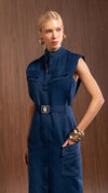 Vestido midi Angeline