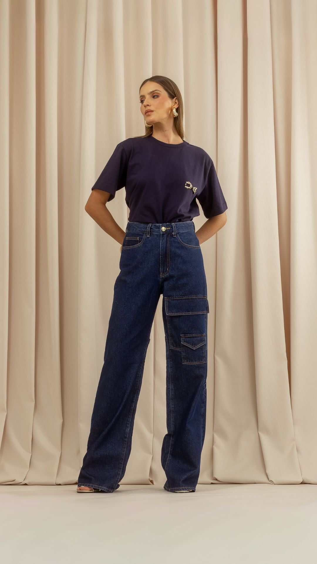Blusa Tshirt Ray ferragem Indigo