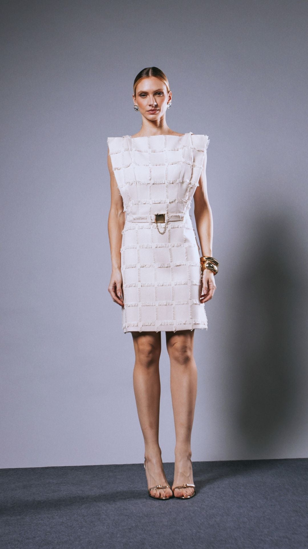 Vestido Louise Palha