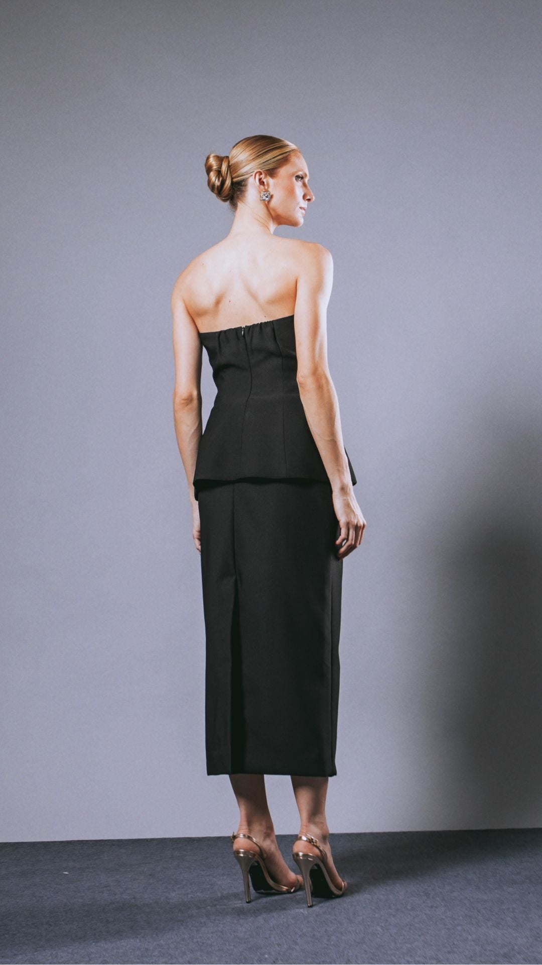 Corset Botões Roe Preto