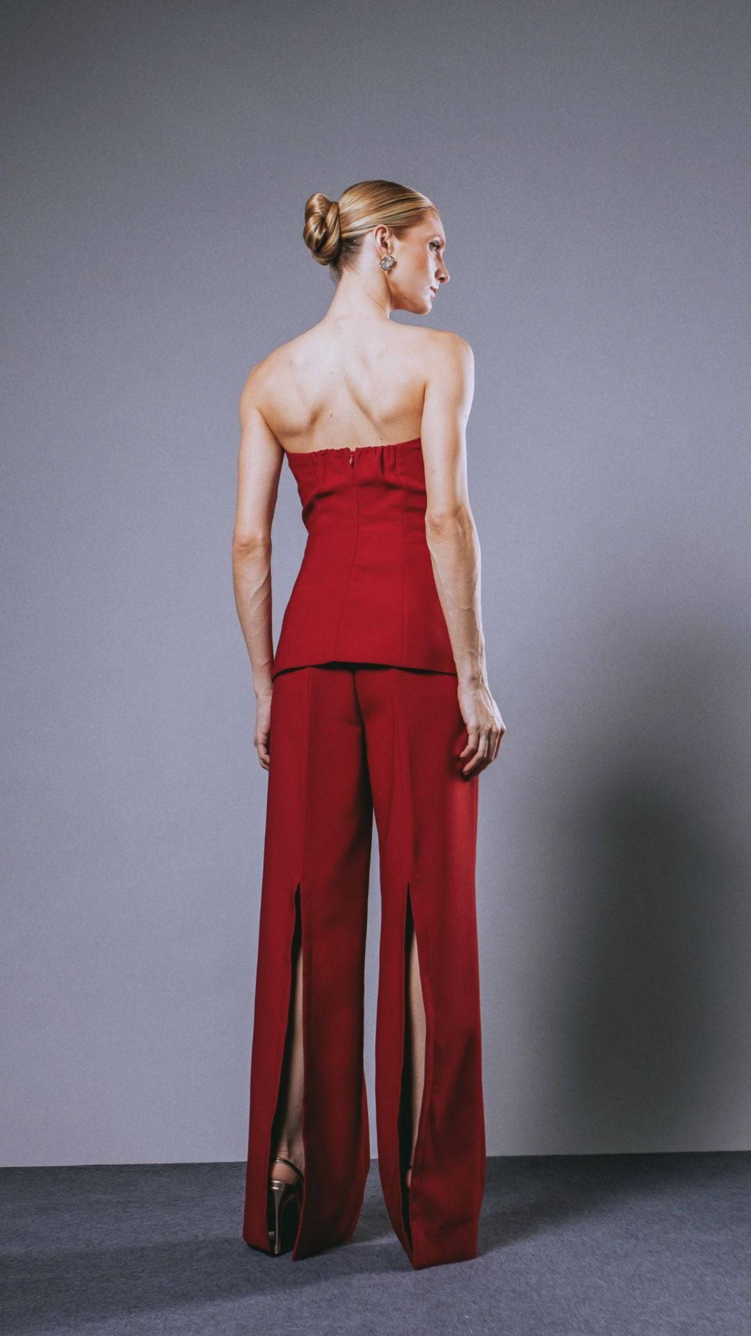 Corset Botões Roe Red