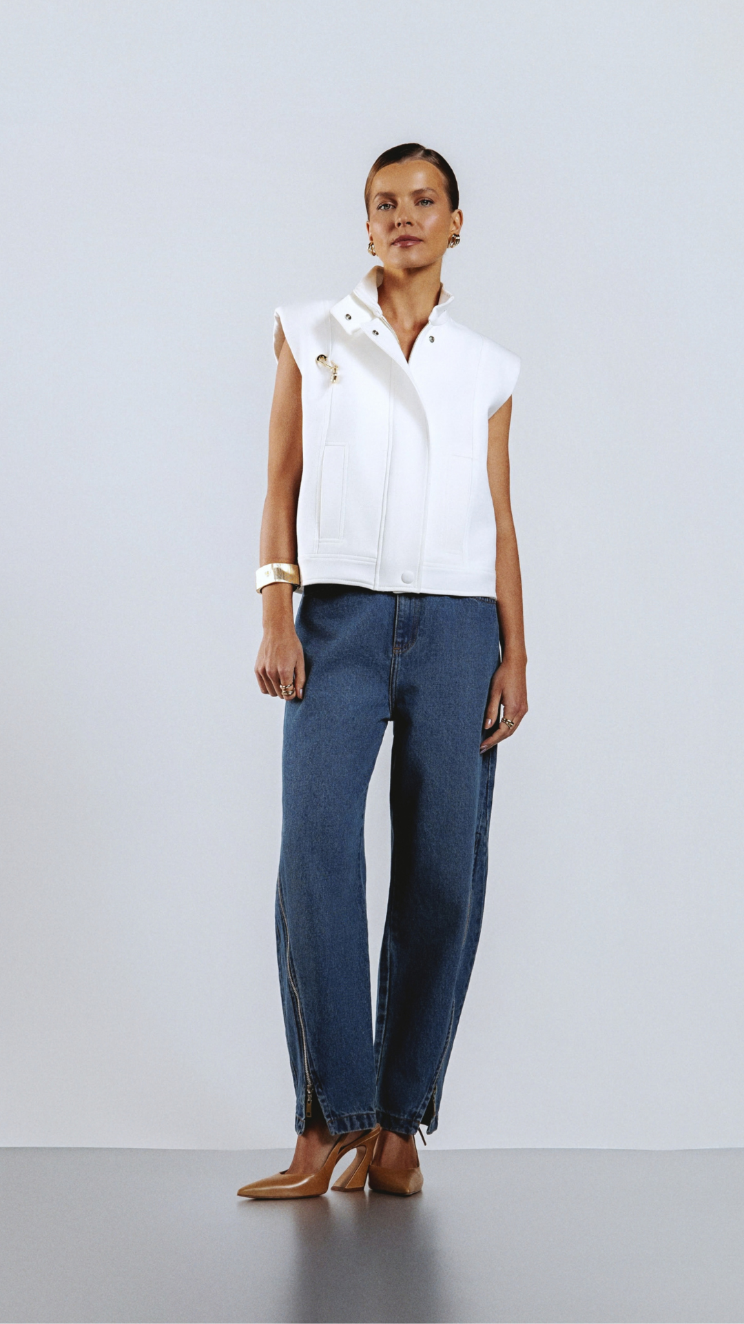 Colete Melany Off White