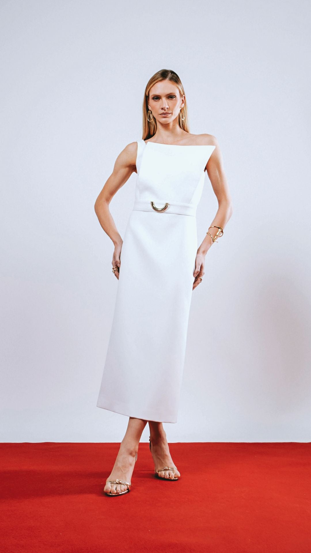 Vestido Midi Maya Off White