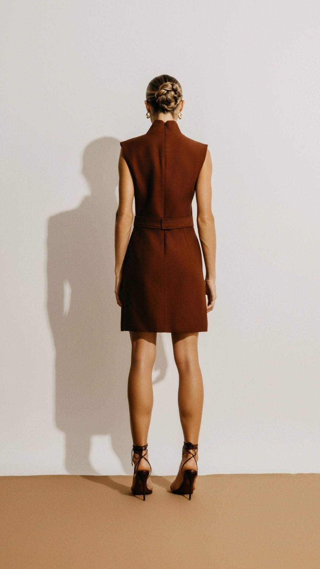 Vestido Nellie Conhaque