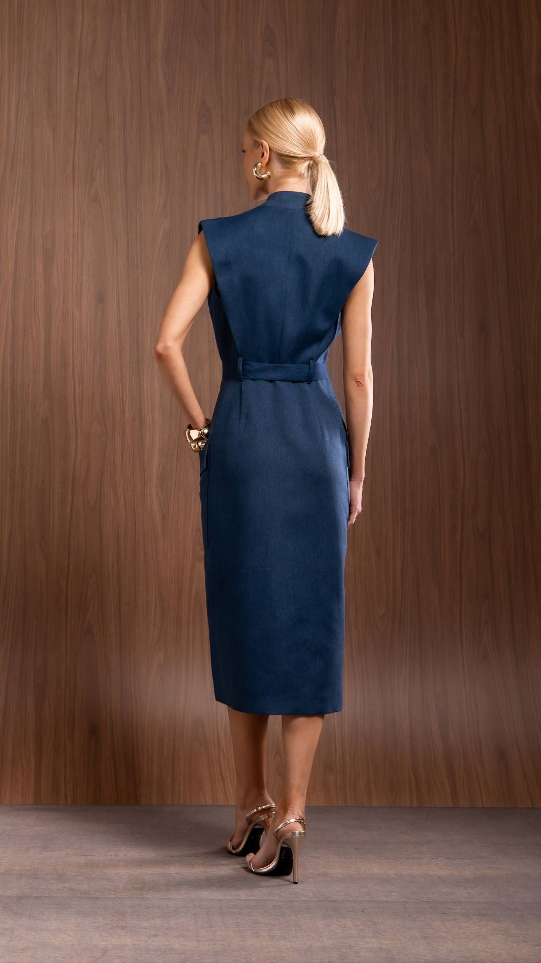 Vestido midi Angeline