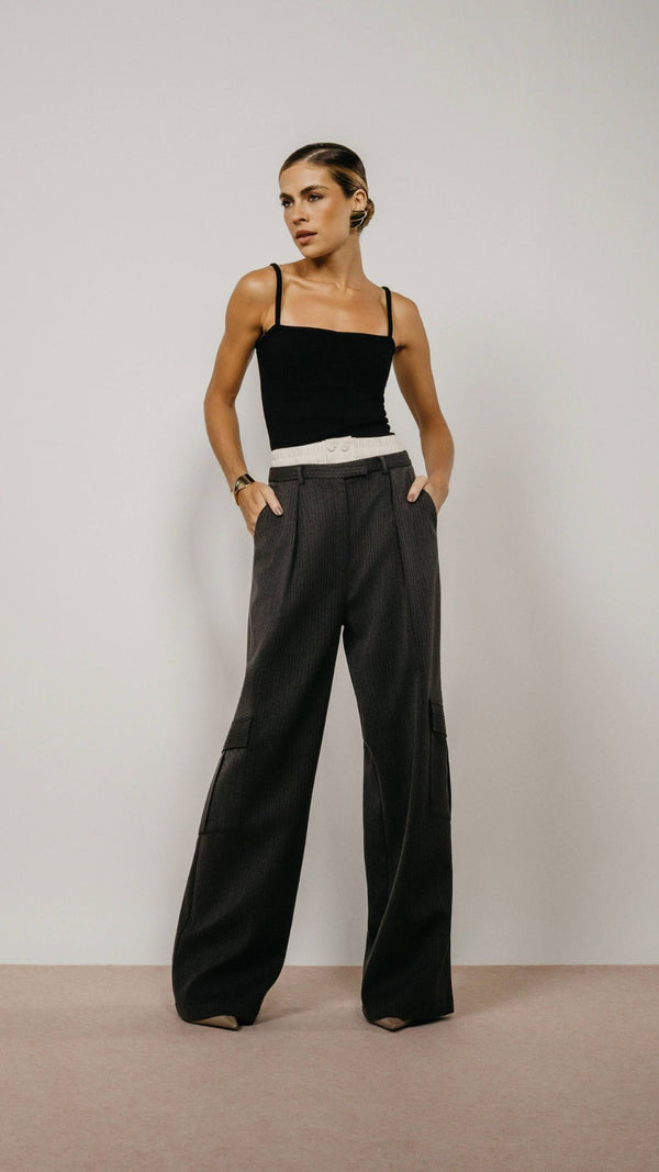 Calça Gianni Risca de Giz