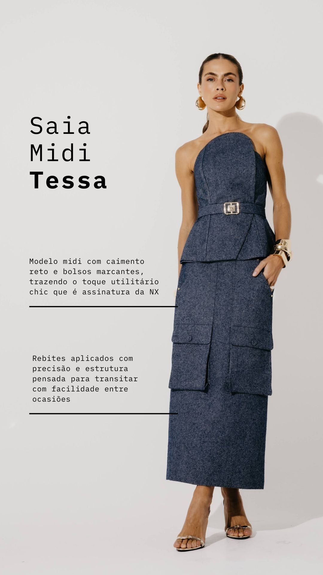 Saia Midi Tessa