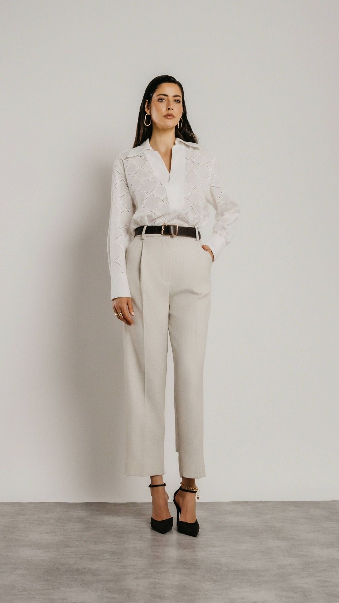 Camisa Helena Off white