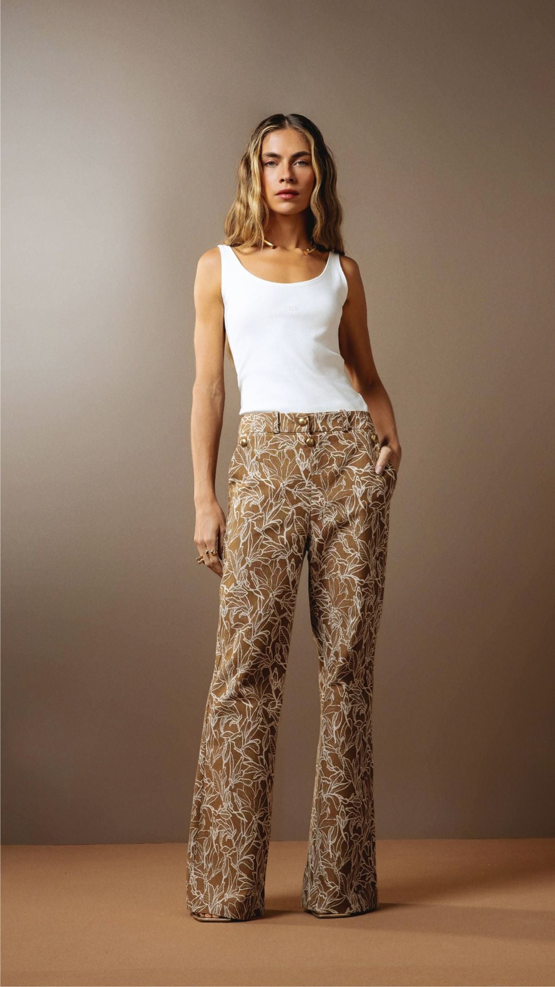 Calça Chloe Jacquard