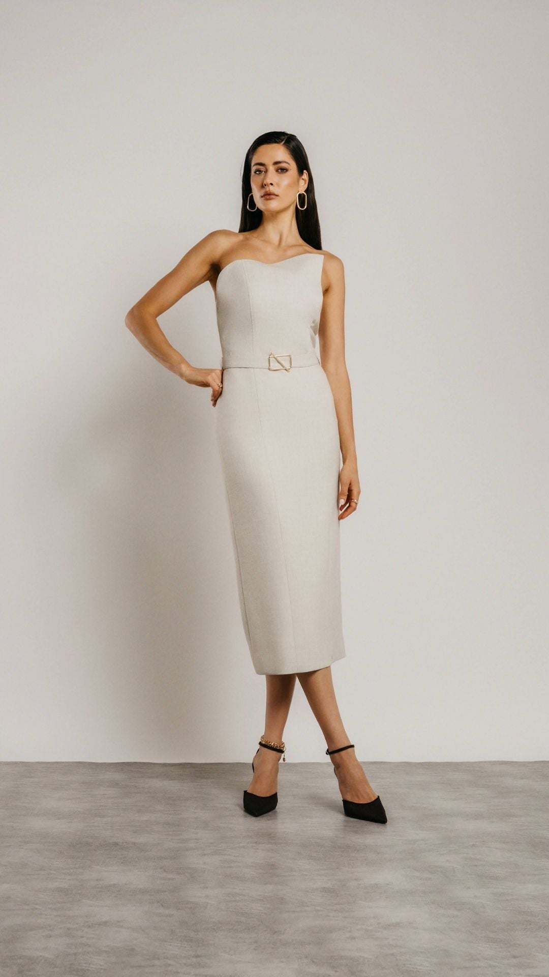 Vestido Deny Natural