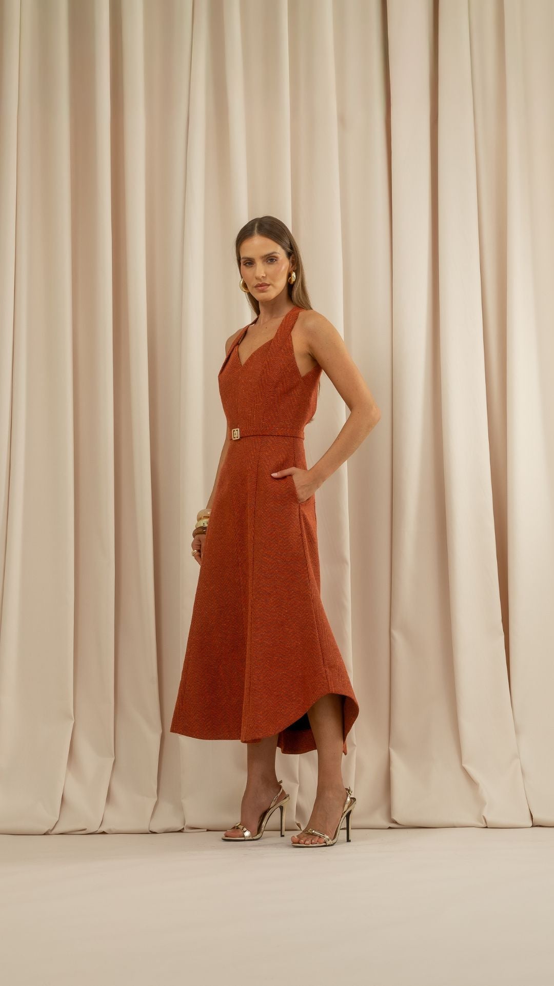 Vestido Midi Elise lichia