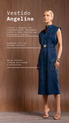 Vestido midi Angeline