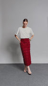 Saia Midi Louise Red