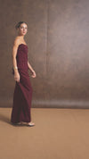Corset Nancy Dark Wine