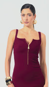 Vestido Oly Merlot