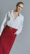 Saia Midi Roe Red