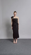 Saia Midi Roe Preto