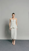 Saia Midi Roe Off White