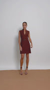 Vestido Nellie Conhaque
